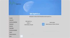 Desktop Screenshot of ajda-zagreb.hr